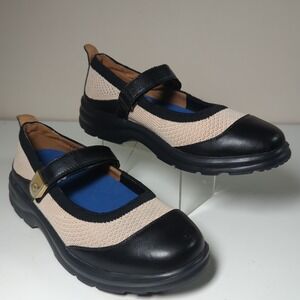 New Dr. Comfort Jackie Mary Jane Orthotic Shoes Womens‎ 9M Black Tan  Leather